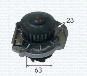 Pompa wody Fiat VKPC82251#1503410 (1392699)