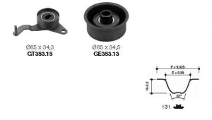 Zestaw  rozrządu kpl Opel VKMA05606 #AA05606 (1394971)