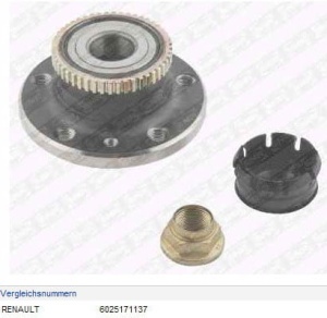 Łożysko (PIASTA) T Renault Espace II 2.8 V6 VKBA3471#713630500#EVR5548 (1391151)