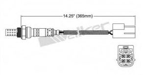 Sonda Lambda NISSAN  0258005293 (1393847)