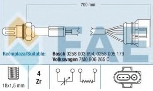 Sonda lambda VAG,Ford 0258005179 (1393904)