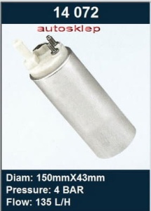 POMPA PALIWA ELEKTRYCZNA    QAP14072 (1392305)