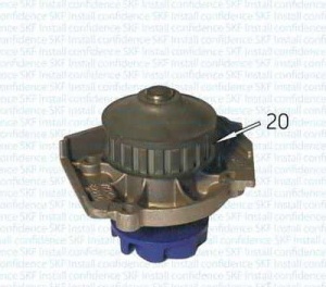 Pompa wodna Fiat Pa 30033#VKPC82214#KRA1503140 (1392650)