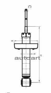 Amortyzator tylny P MAZDA 626 V Station 280684#335028 (1389309)