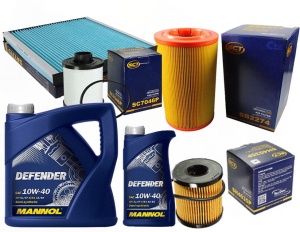 Zestaw filtrów CITROEN JUMPER III 2.2HDI  +olej