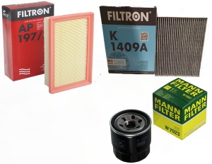 Zestaw filtrów Kia Stonic 1.0 1.2.1.4