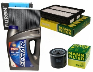 Zestaw filtrów Suzuki VITARA 1.0  +olej