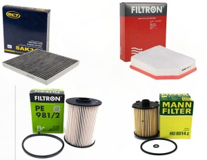 ZESTAW FILTROW VOLVO XC60 II (246) D3 od17