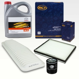 Zestaw filtrów Toyota  RAV II 2.0 4WD 00/05 +olej