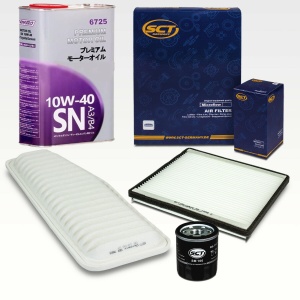 Zestaw filtrów Toyota  RAV II 2.0 4WD 00/05 +olej 