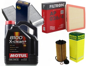Zestaw filtrów BMW 2  Active Toure 216d +olej