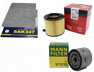 ZESTAW FILTRÓW AUDI A4 (B9) 1.4 TFSI