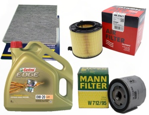 ZESTAW FILTRÓW AUDI A4 (B9) 1.4 TFSI +OLEJ