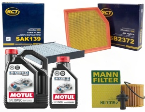 Zestaw filtrów Toyota  Lexus Is300h +olej