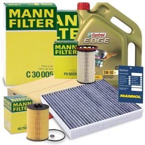 Zestaw filtrów VW GOLF VII 2.0 tdi +olej