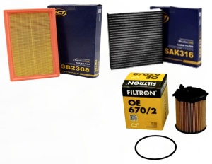 Zestaw filtrów Fiat 500 0.9 od2013