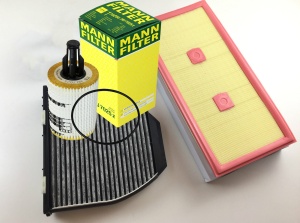 Zestaw filtrów Mercedes  E E300.E350