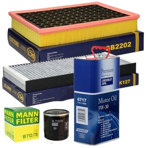 Zestaw filtrow OPEL Vectra C 1.8 16v+olej