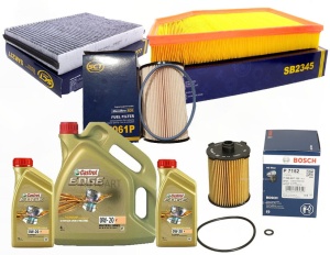 ZESTAW FILTROW VOLVO XC60 (156) D4 +olej  15/17