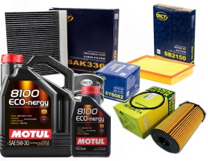 Zestaw filtrów Land Rover Discovery III 2.7TD  