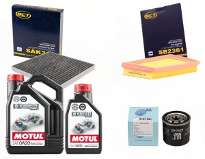 Zestaw filtrów Suzuki Swace 1.8 Hybrid  +OLEJ  