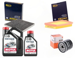 Zestaw filtrów Suzuki Swace 1.8 Hybrid  +OLEJ  