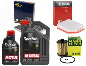 ZESTAW FILTROW VOLVO S60 III (224) B4 B5 B6 T6 Hybrid +OLEJ   