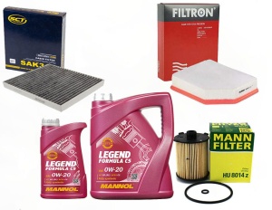 ZESTAW FILTROW VOLVO XC90II  B4 B5 B6 T8 Hybrid +OLEJ   