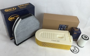Zestaw filtrów Mercedes E200 CDI 