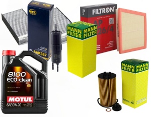 Zestaw filtrów BMW X2 Active Tourer 216.218.220.225 