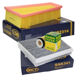 Zestaw filtrów MERCEDES A-Klasse (W176) A160 A180 A200 A220