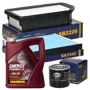 Zestaw filtrów HYUNDAI  IX20 1.4 1.6 10/15 +OLEJ