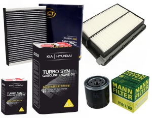 Zestaw filtrów KIA Optima 1.6 2.0 2015-2020 +olej