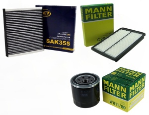 Zestaw filtrów KIA Optima 1.6 2.0 2015-2020 +OLEJ