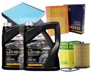 Zestaw filtrów VW CRAFTER  II 2.0TDI OD 2016+OLEJ