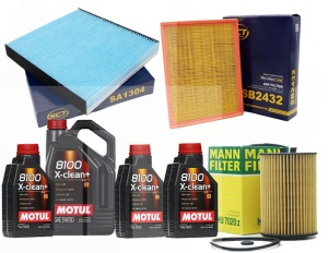 Zestaw filtrów VW CRAFTER  II 2.0TDI OD 2016+OLEJ 