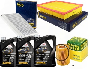 Zestaw filtrów SPRINTER 3.5T(906) 319 CDI/BlueTEC+olej
