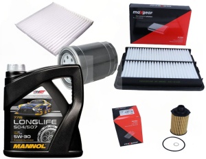 Zestaw filtrów Ssangyong	Tivoli 1.6 XDi +OLEJ