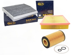 Zestaw filtrów MERCEDES- B--Classe W246  B180 B200   