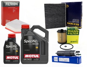 ZESTAW FILTROW VOLVO XC60 (246)B6 Hybrid +OLEJ   