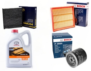 Zestaw filtrów Toyota  Rav 4  V 2.0 od2018 +OLEJ
