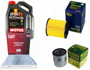 ZESTAW FILTROW VOLVO V40 II T2,T3,T4 GDI do 2015 