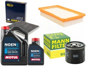 Zestaw filtrów Toyota Camry 2.5 Hybrid od2017 