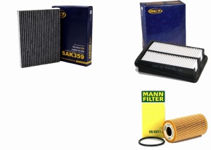 Zestaw filtrów Renault Koleos II 2.0 dCi    