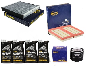 Zestaw filtrów  T-ROC 1.0 od2017 +olej 