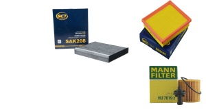 Zestaw filtrów Lexsus NX (z1)300.300h hybryda  od 2014