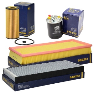 Zestaw filtrów MERCEDES  B Classe W245 B180 B200 od 2008.12