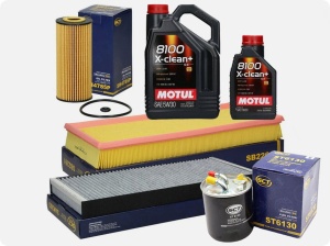 Zestaw filtrów MERCEDES  B Classe W245 B180 B200 od 2008.12