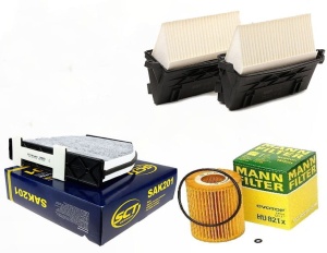 Zestaw filtrów Mercedes E (W212 ) E 300 2009-2011
