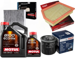 Zestaw filtrów JEEP  CHEROKEE 2.4 + olej